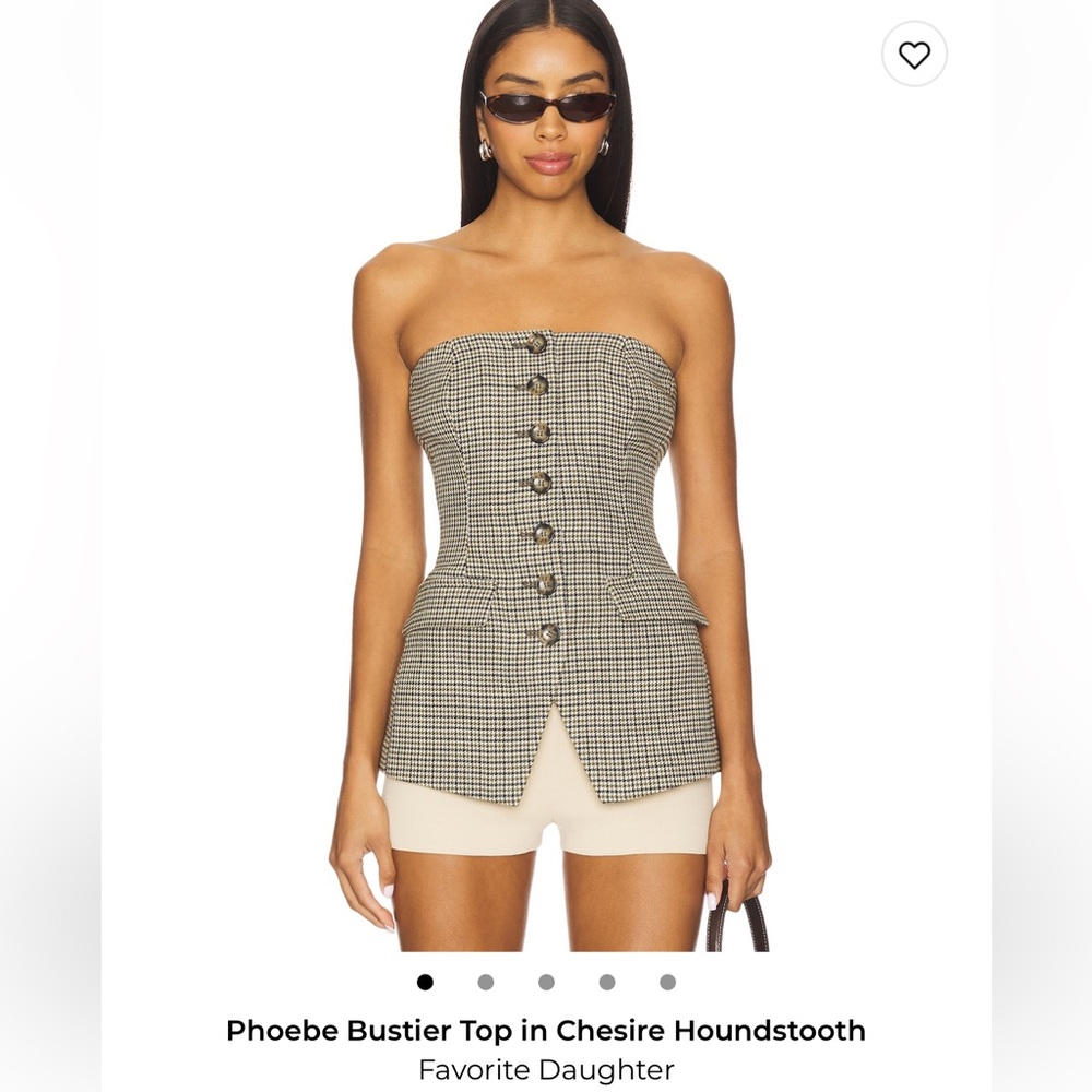 NWT Favorite Daughter Phoebe Bustier Top